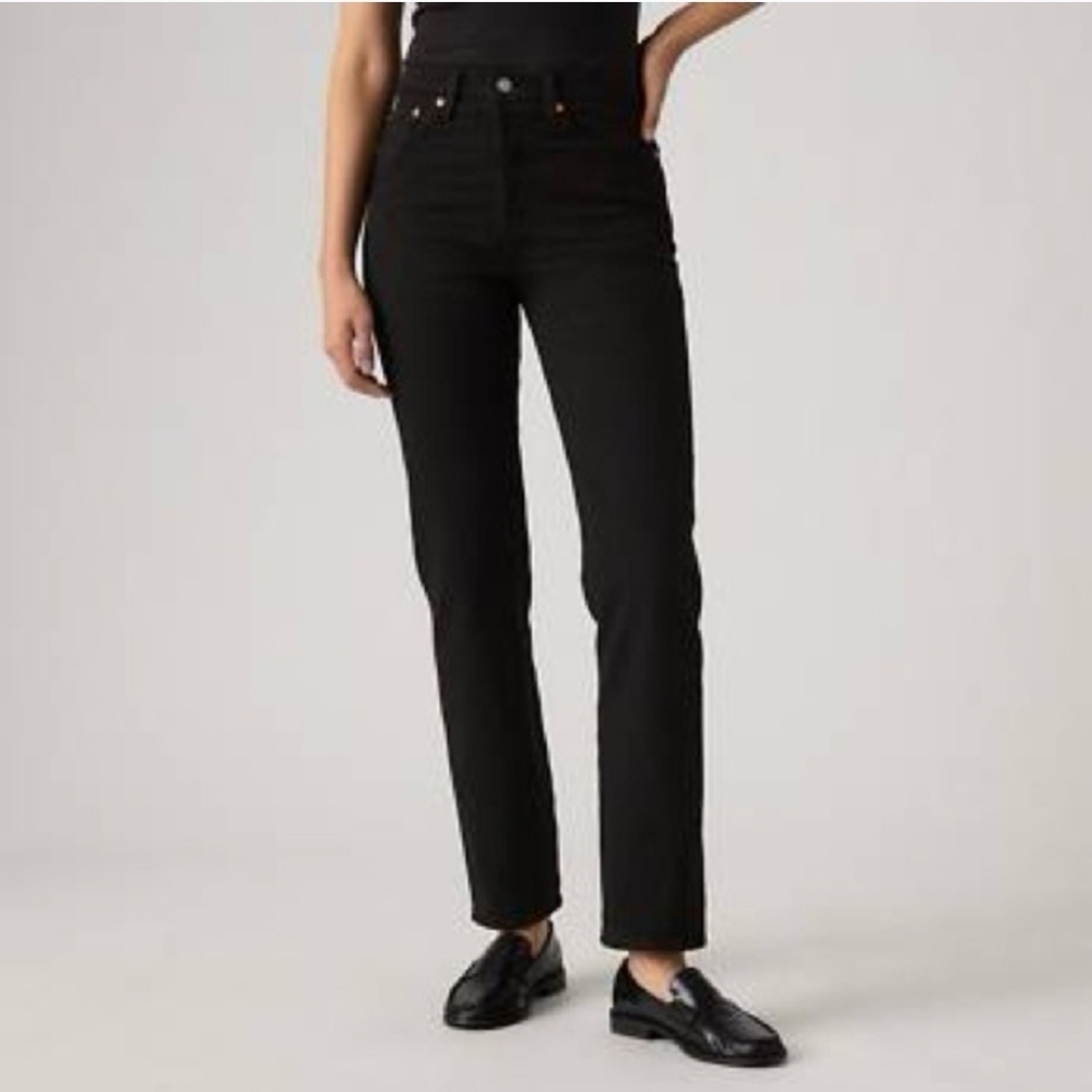Levi's Wedgie Straight Jeans - 25 - Black